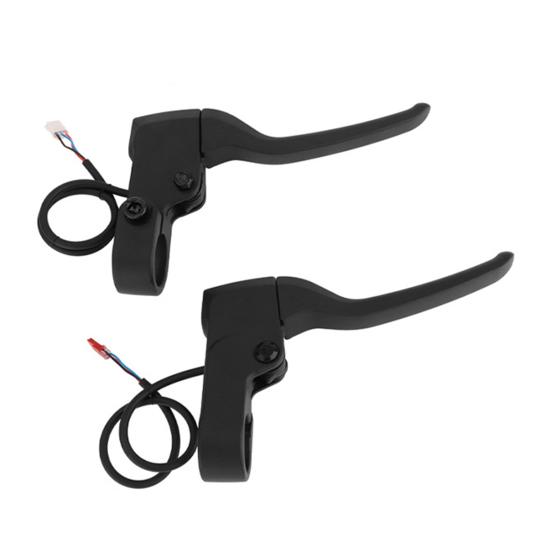 1 Pair Electric Scooter Brake Handle Wear-resistant Aluminum Alloy Easy Installation No Deformation Universal Lever Part Replacement Tool