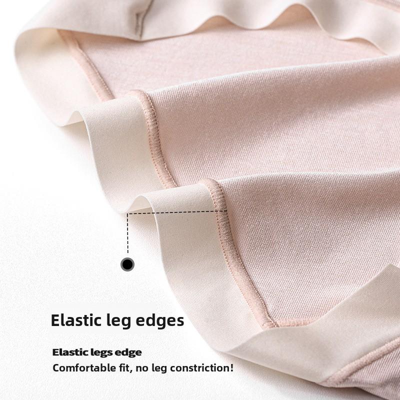 Ladies Spring and Autumn Comfortable Camellia Fragrance Antibacterial File Waist Breathable Briefs