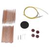 26pcs Circular Needle Interchangeable Rose Gold Color Weaving Crochet with Storage Case for Knitting