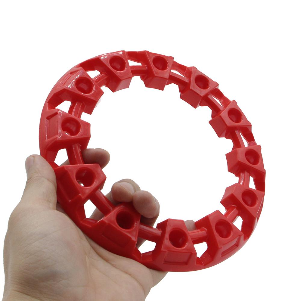 4pcs 8-inch ATV Wheel Trim Hub Protection Decor Rim Cap Universal Vehicle All Terrain wheel Plastic Cover fit to 8 inch wheels