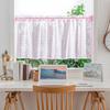 Короткая занавеска для дренажа воздуха, полупрозрачная быстросохнущая оконная занавеска, кухонные принадлежности