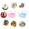 Portable Pet Fence Folding Breathable Cage Playpen for Kitten Hamster Hedgehog Small Animals Rabbit Guinea Pig Waterproof Mat