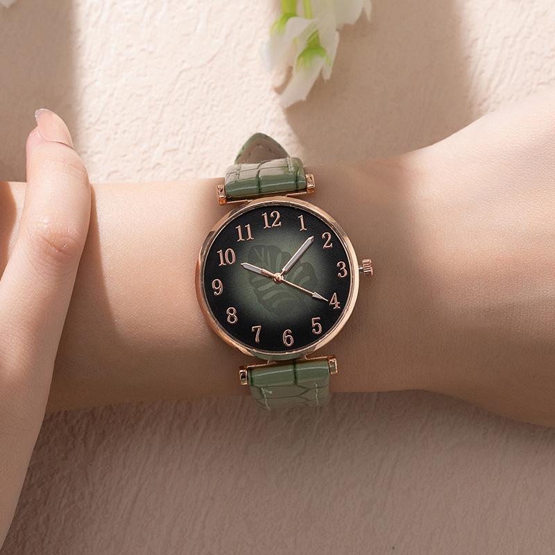 Женские цифровые часы Leaf, женские часы, кварцевые часы, поясные часы