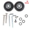Od 40-54Mm Luggage Suitcase Replacement Wheels Repair Kit Axles Deluxe