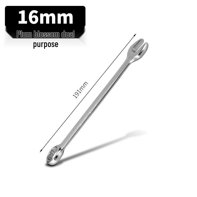 Metric Dual-Use Wrench: Box-End & Open-End Wrench for Auto Repair