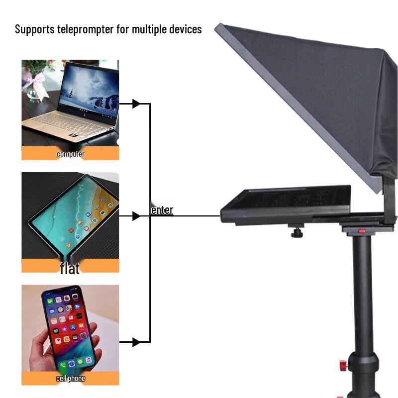 Js-G22pro 22-inch Dual Screen Professional Teleprompter