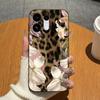 Чехлы Для Oppo Reno16 15 14 13 12 F 15c 16c Reno15 16 Pro Телефон Бампер Модный Леопардовый Кружевной Узоры Бабочки Матовый Силиконовый Защита от Отпечатков Пальцев Корпус