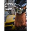 2023 New Square Forsining Men's Fashion Motorcycle Street Tide Men's Hollow Automatic Mechanical Watch Montre Homme