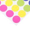 10 листов Круг в горошек Офис Класс Вечеринка Украшение Игрушки Украшение для дневника Маркировочная наклейка 6-45 мм Цветные точечные наклейки