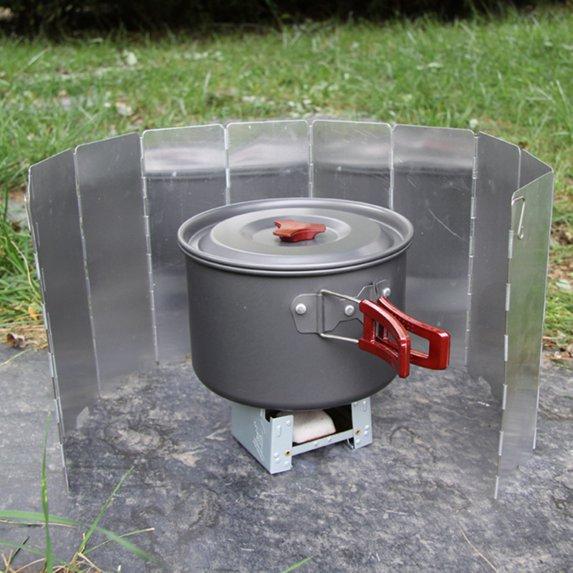 Складная плита Лобовое стекло Экраны На открытом воздухе Кемпинг Кулинария Газовые плиты Лобовое стекло Оборудование для кемпинга