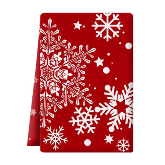 Рождественское полотенце для посуды с рисунком из мультфильма, моющееся, для ресторана, обеденного стола, банкета, декора, салфетки для кухни