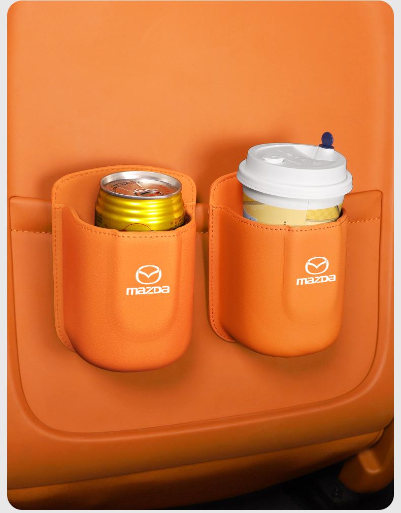 Автомобильные сумки-органайзеры для бутылок с водой, напитков и телефонов: Совместимо с Mazda 3, Axela, CX-5, CX-4 и Mazda 6.