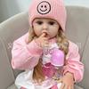 Фабричный заказ 24-дюймовая хлопковая кукла, имитация младенца, большая кукла из винила, кукла, игрушка для девочки