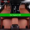Car Floor Mats For Toyota CHR C-HR Auto Carpets Foot Coche Accessorie