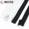Meetee 5/10 шт. 40-300 см №3 Нейлоновая молния Черная Белая Разъемная молния Пуховик Пальто Обувь Автоматическая блокировка Молнии DIY Швейная фурнитура