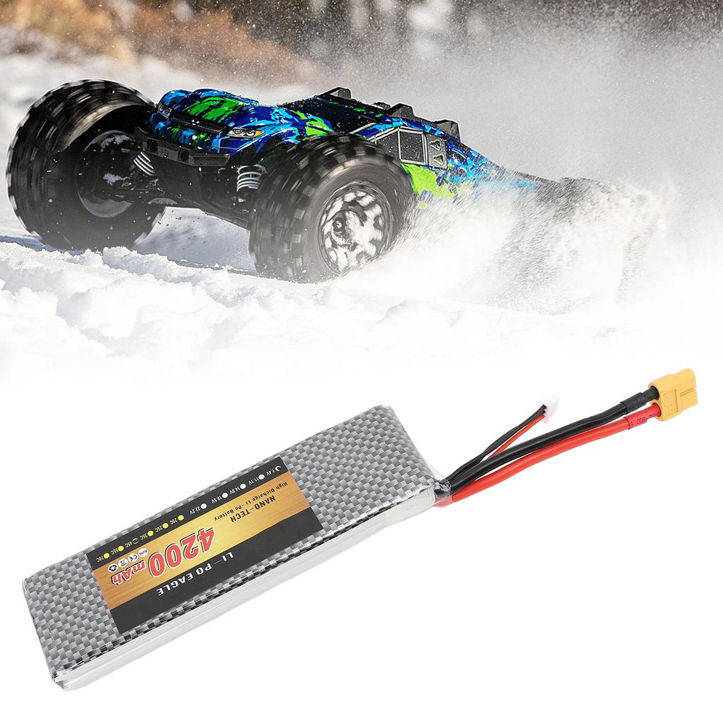 7.4V 2S 4200mAh 45C литиевая батарея XT60 Plug RC батарея для самолета вертолета квадрокоптера дрона