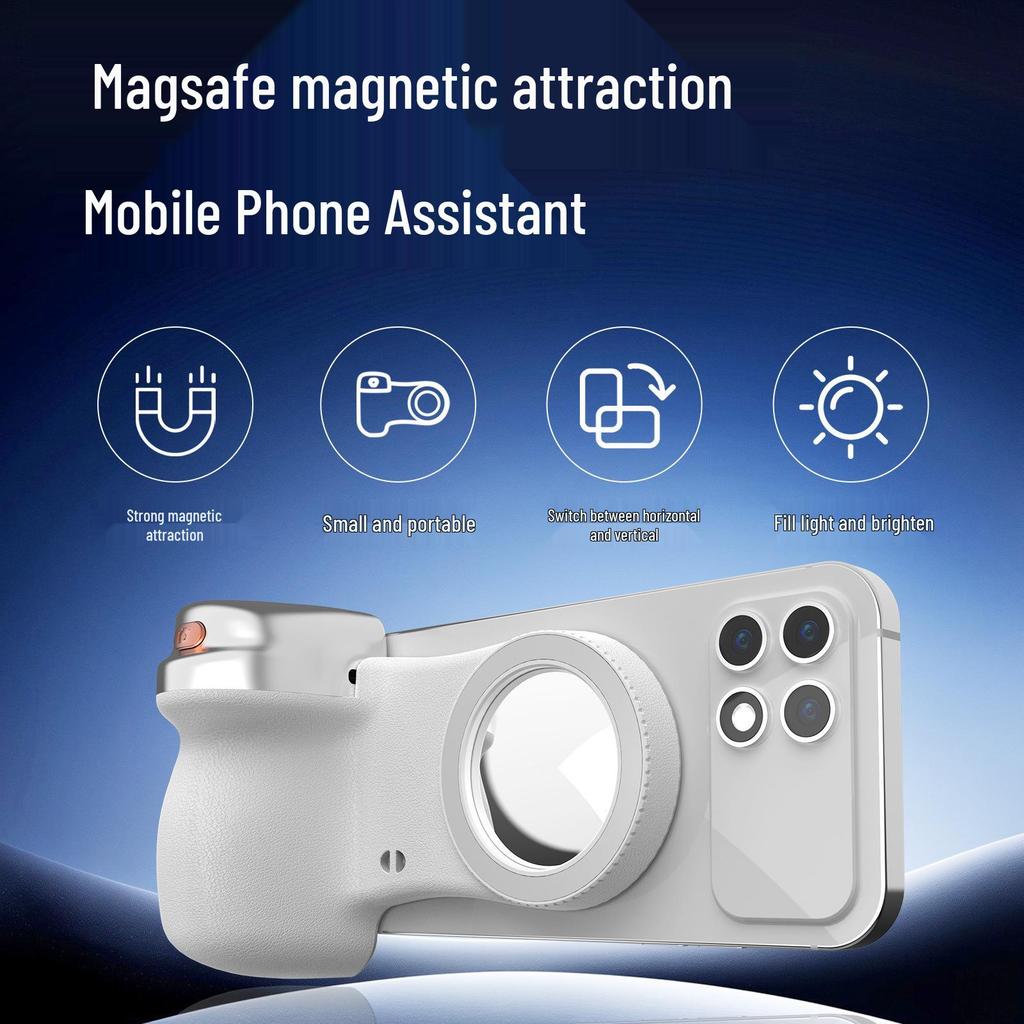 K02 Magnetic Bluetooth Shutter Remote P135 Selfie Stick for TikTok, Vlog, Video, and Live Streaming