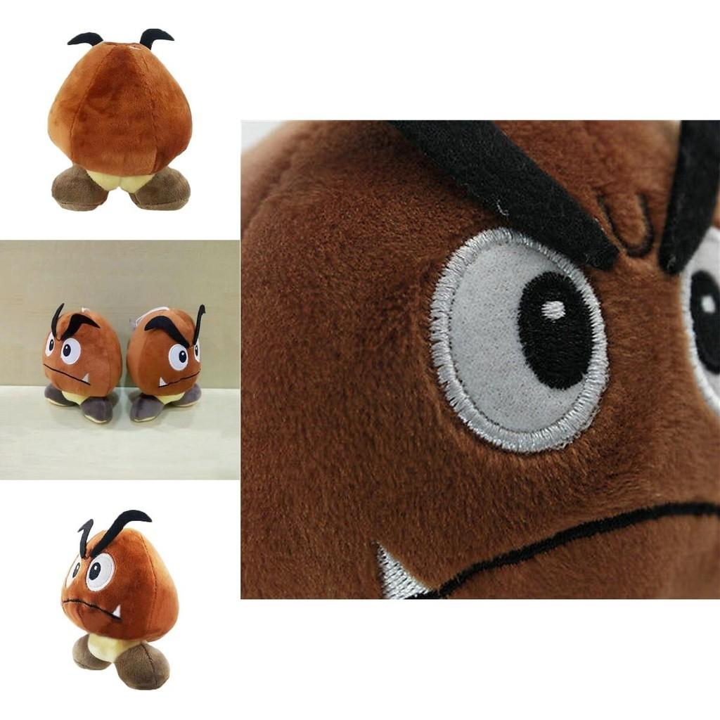 Очаровательный 6-дюймовый Супер Марио Брос. Грустный Гумба Мягкая Плюшевая Кукла Игрушка Для Всех Возрастов