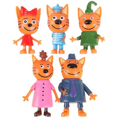 Новая фигурка-кукла кошки Игрушка Украшения куклы из семьи кошек Мультяшная аниме-декор для комнаты Коллекционная детская игрушка Фигурка куклы Подарок для фанатов