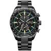 Atessa Radio Watch Водонепроницаемые часы Hanshin Koshien Stadium 100th Anniversary Collaboration Модель черного цвета [Citizen] AT8288-60E Мужские с фотоприводом Eco-Drive