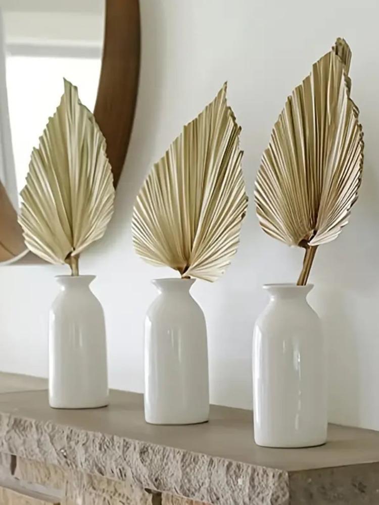2 шт. пальмовых веера, натуральные сушеные пальмовые листья, в форме сердца, круглые веера, сушеный букет для свадьбы, домашней вечеринки, кухни, вазы, столовых композиций, украшения на годовщину