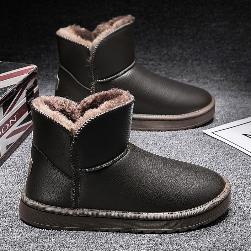 Casual Sneaker Loafers Ankle Boots Sports and Leisure Boots Winter Men Platform Sports Shoes Snow Boots Round Toe Non-slip  New