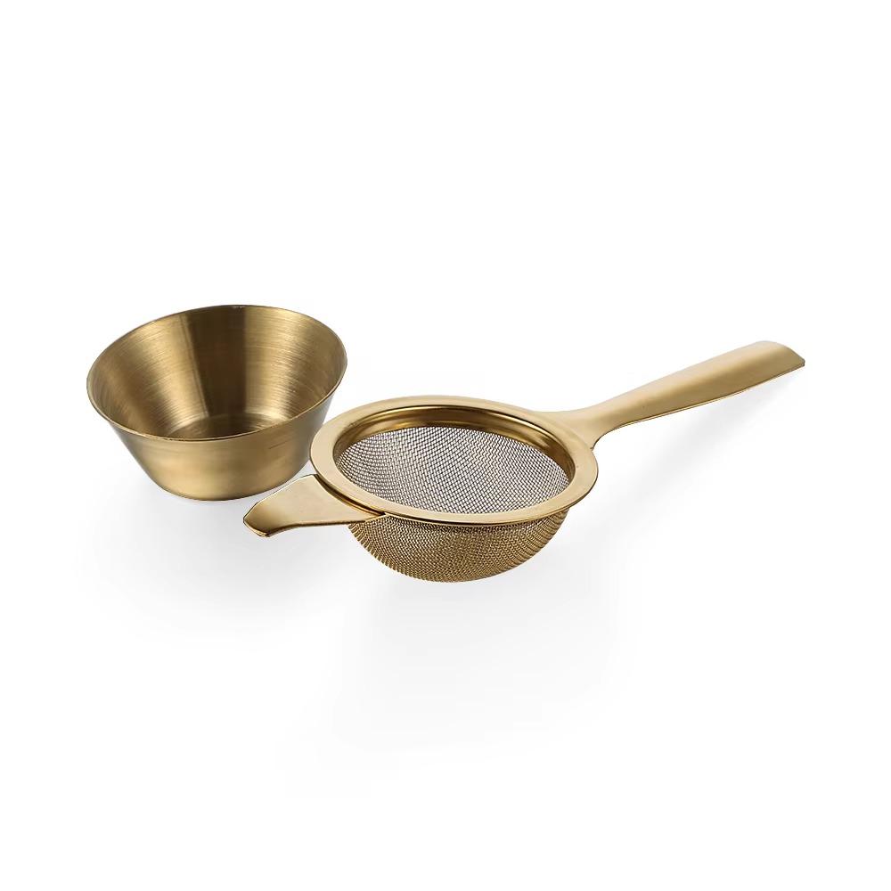 Stainless Steel Hanging Tea Strainer Fine Mesh Lace Tea Infuser Double Ear Tea Filter Teaware