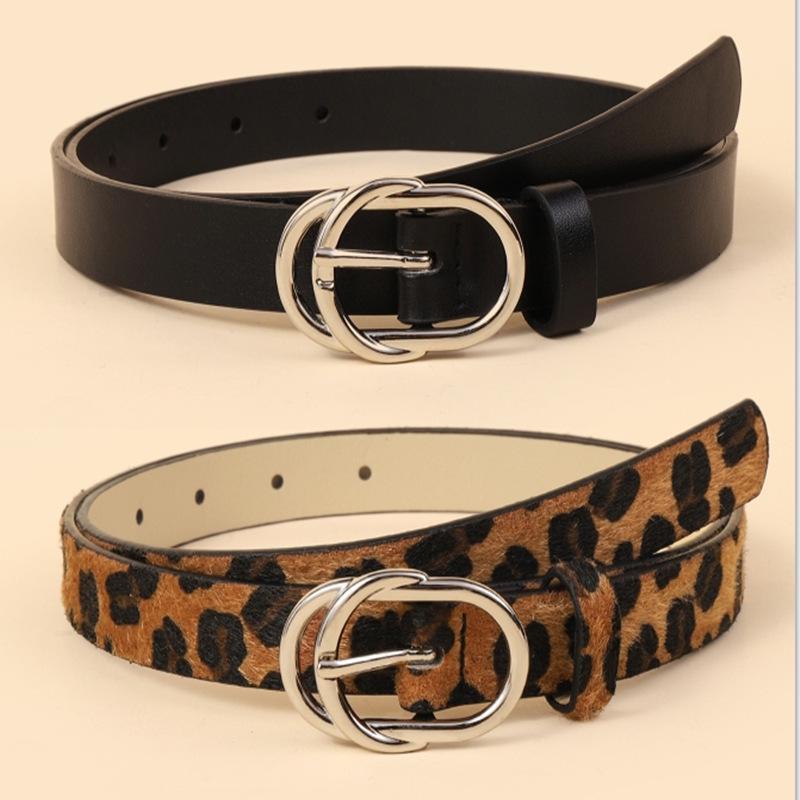 "Retro Leopard Belt for Women - Perfect for Dresses, Suits, and Jeans"