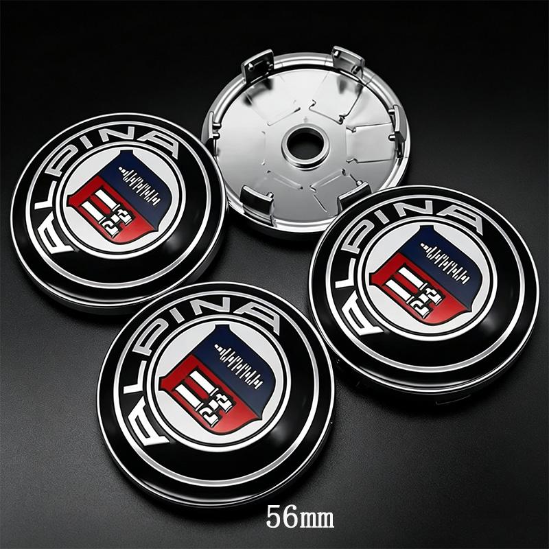 Hot For BMW M 4Pcs 56mm-68mm Car Wheel Center Caps For BMW Alpina M X1 X3 X5 X6 X7 E60 E92 E71 E70 E46 F34 G30 G70 G08 G05 G06 G01 G02 G31/G38