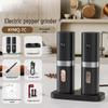 Gravity-Sensing Electric Pepper & Salt Grinder for Household Use