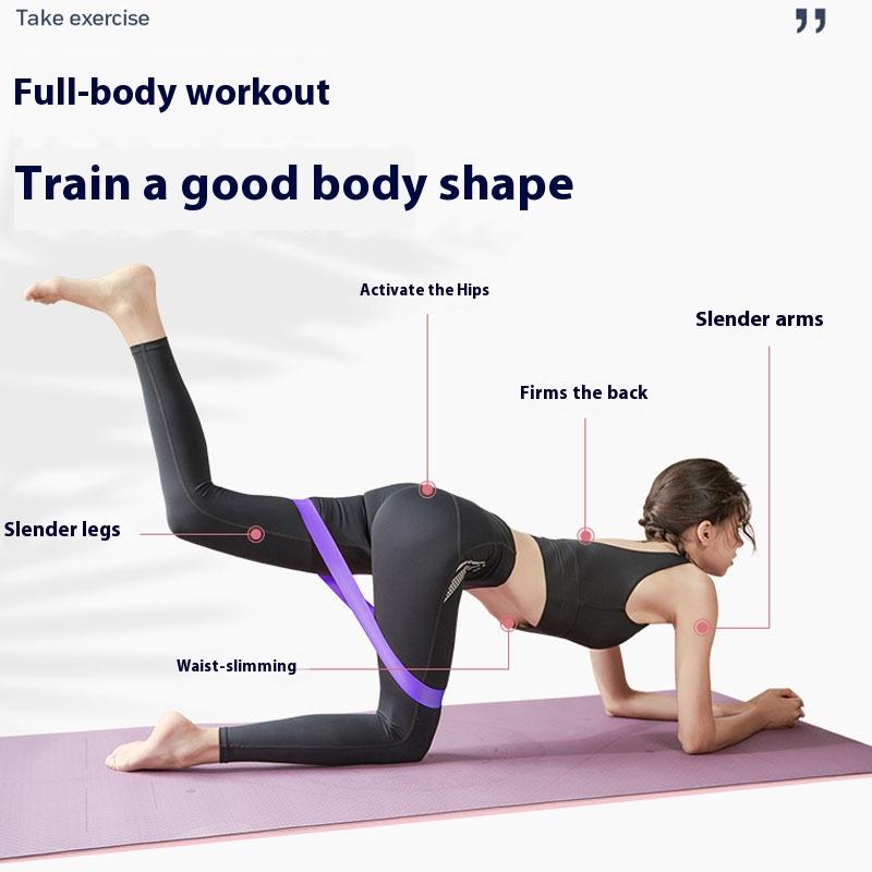 Fitness Resistance Bands Thickened Yoga Elastic Sheet Stretch Band Agility Training Strength Training Gym Equipment For Home