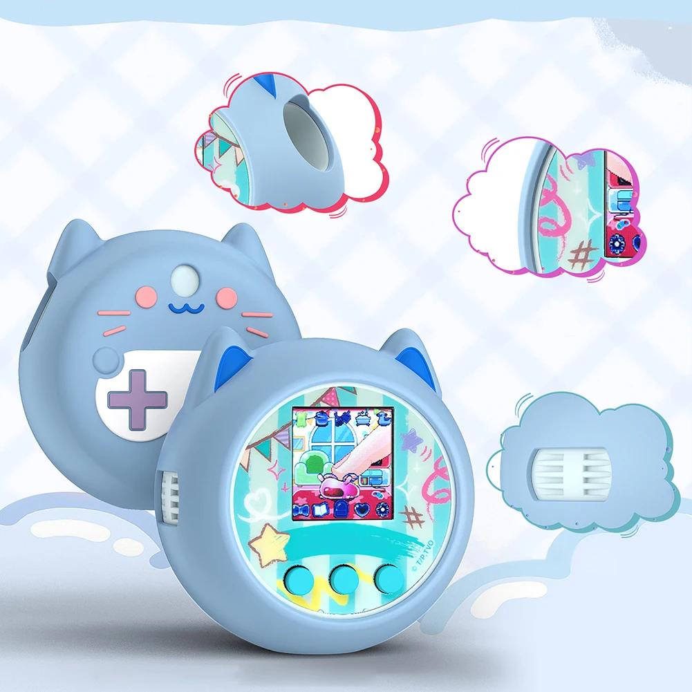 Силиконовый чехол Силиконовый защитный чехол Противоударный Мягкий чехол-скин с ремешком для Виртуальных электронных питомцев Punirunes Аксессуары