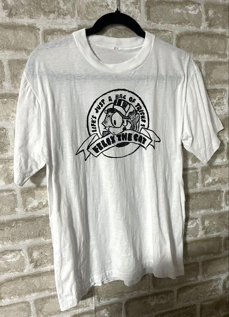 [Б/У] Винтажная футболка мужская размера L FELIX THE CAT 90-х годов от Felix