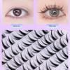 Individual Self-adhesive False Eyelashes Fluffy Segmented Eyelashes Bundles  Girls Makeup Tool