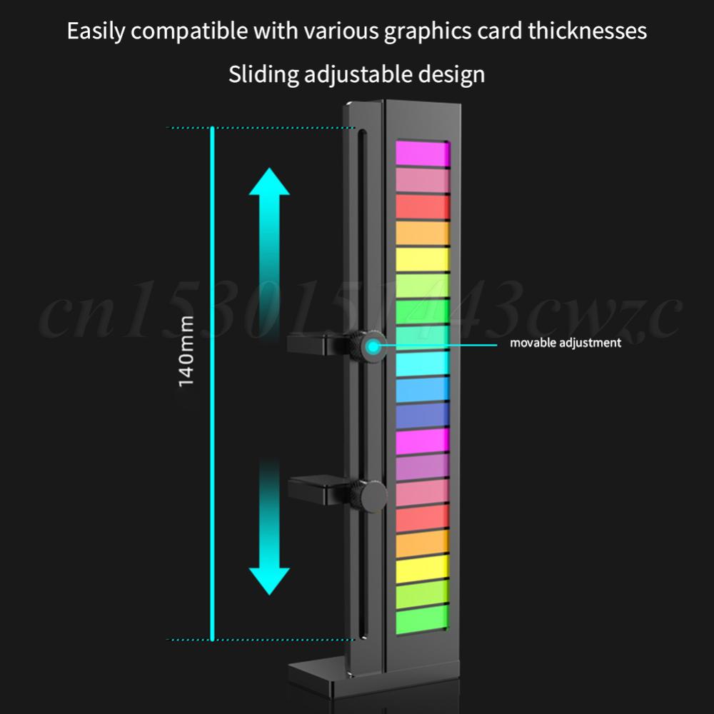 5V 3Pin ARGB Sync компьютерный держатель видеокарты регулируемый держатель графического процессора поддержка графического процессора кронштейн аксессуары для ПК