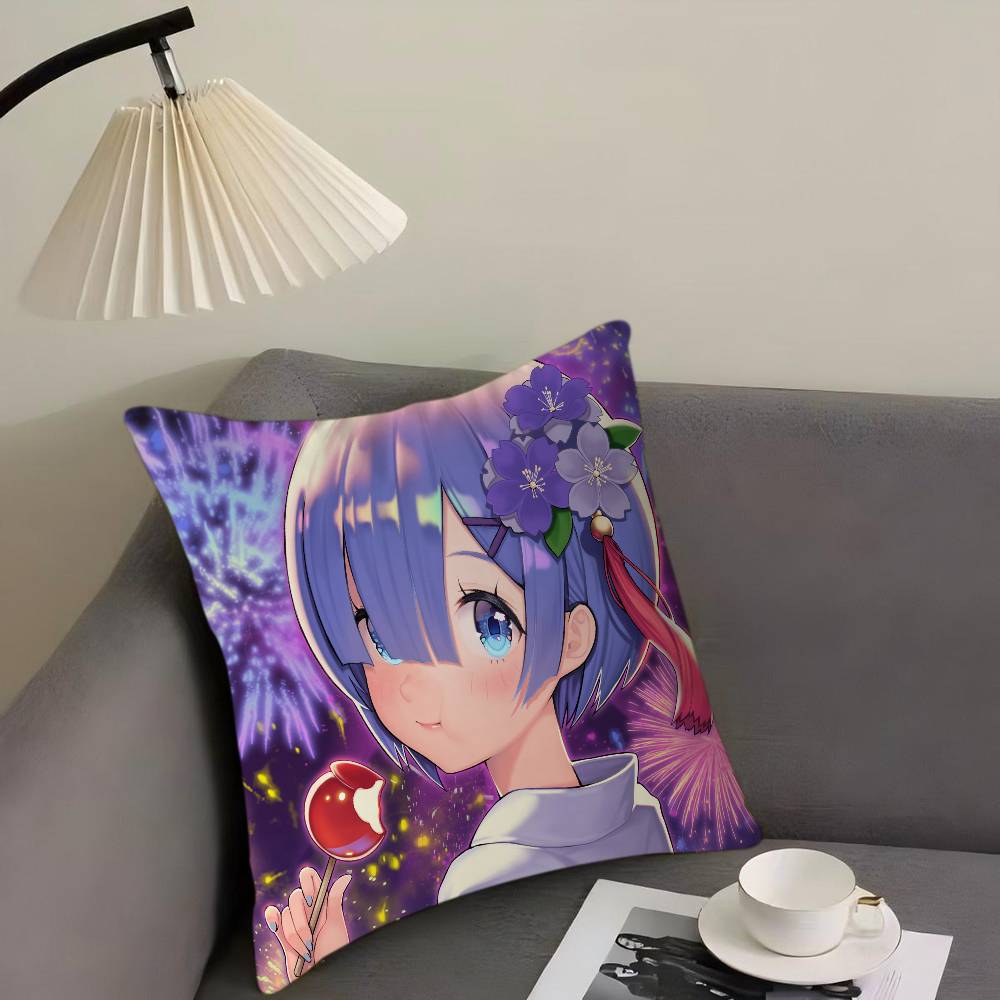 Рем Рам Мультяшная Анимация Наволочка Мультяшный Подарок Наволочка Декор Спальни Дома Дивана Кресла Сиденья Наволочка