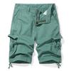 Cozy Up Men's Lightweight Multi Pocket Cotton Casual Cargo Shorts with Zipper Pockets(No Belt)