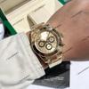 Rolex Daytona Зеленое Золото Хронограф Механизм 4130 Мужские Механические Часы