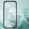 IMAK UX-9A Series for Google Pixel 9a Clear Case TPU PC Phone Cover Reinforced Corners