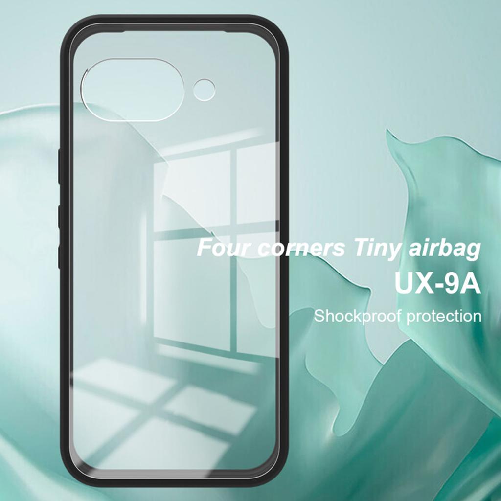 IMAK UX-9A Series for Google Pixel 9a Clear Case TPU PC Phone Cover Reinforced Corners