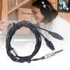 Кабель для наушников 4,4 мм для HD580 HD600 HD650 HD660S Прочный ПВХ Оболочка Передающий Шнур Кабель для HD580 HD600 HD650 H