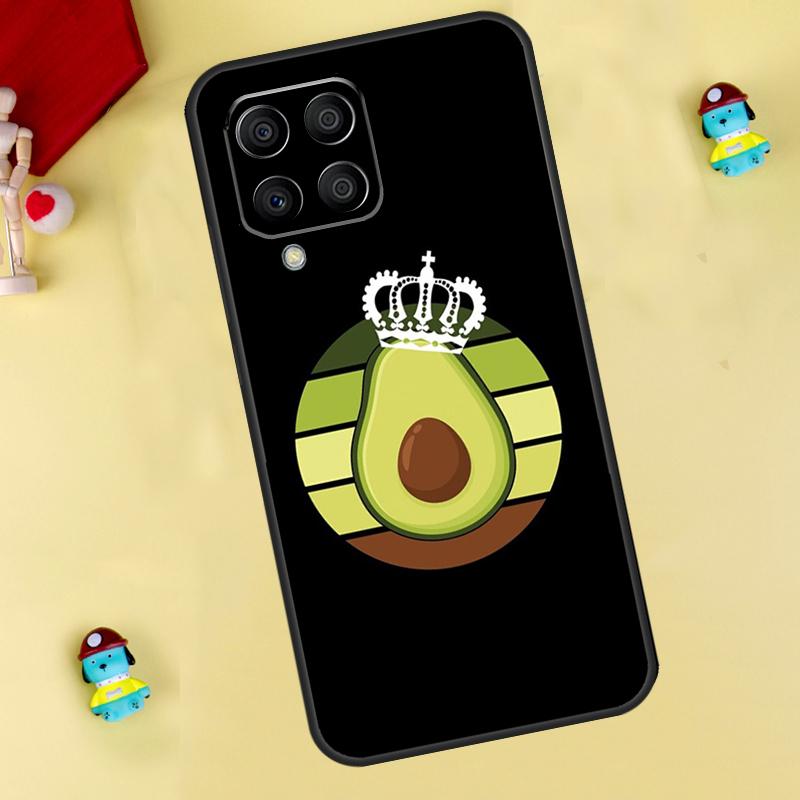 cute cartoon Avocado Fitness Case For Samsung Galaxy M35 M55 M15 M11 M12 M13 M14 M06 M16 M36 M56 M31 M53 M32 M52 M34 M54
