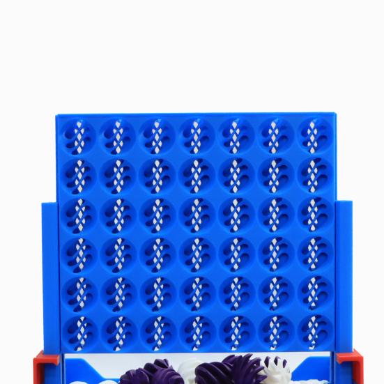 4-In-A-Row Board Game with 3D Printed Spiral Chess Connecting Four Strategy Game Parent-child Interactive Educational Chessboard Toy Toddlers