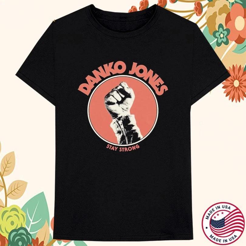 Мужские и женские футболки НОВИНКА Danko Jones Stay Strong Подарок для фанатов Хлопок Черный