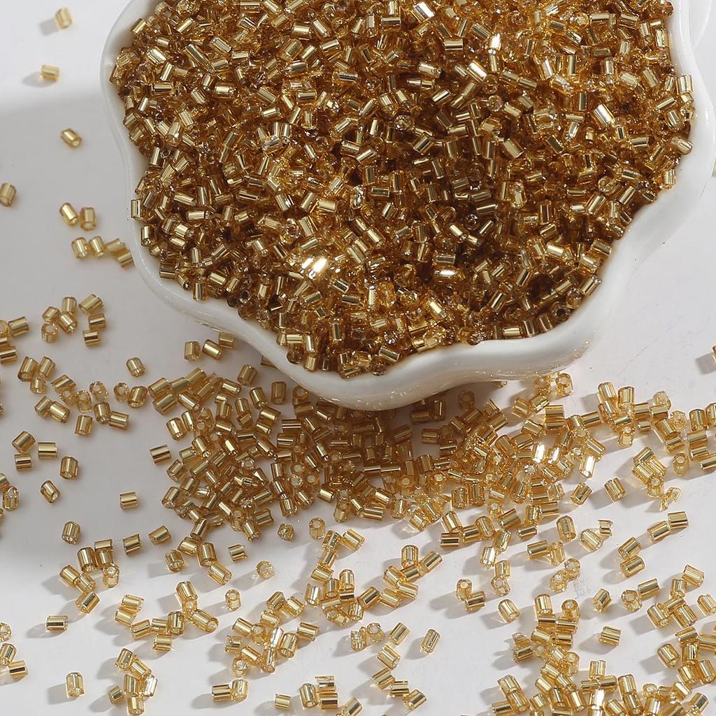 300/700 шт. Чешские цилиндрические стеклянные бисерные бусины-трубочки, европейский посевной бисер, свободные бусины для изготовления ювелирных изделий своими руками