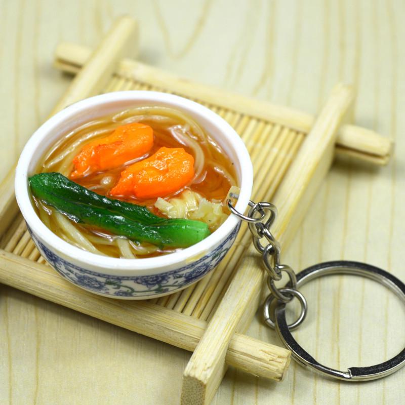 Ключница-брелок с моделью еды для DIY из Douyin: Детская ролевая игра в китайском стиле, игрушка, подарок