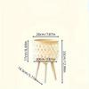 Bamboo Woven Plant Stand - Outdoor Decorative Flower Basket with Rattan Accents for Balcony & Garden, Flower Rack, Floor Fence