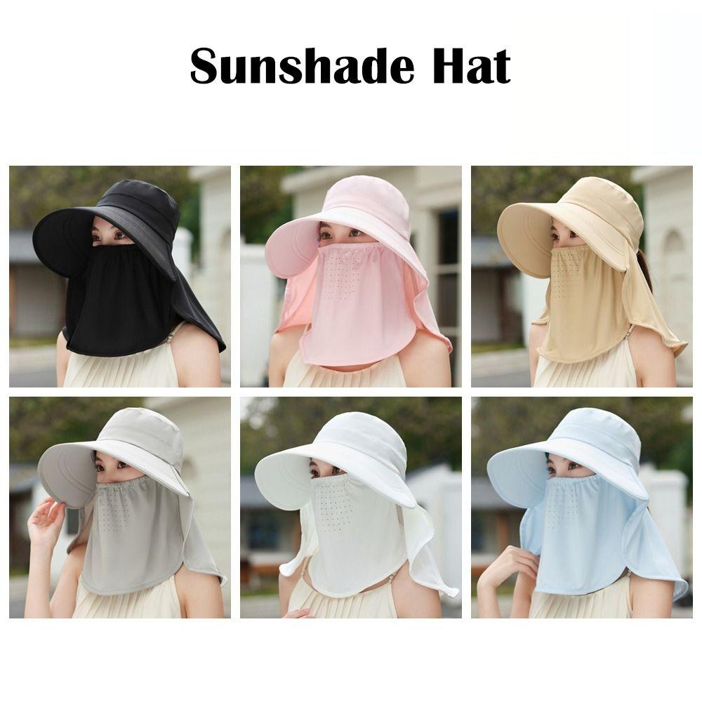 Large Brim Sunshade Hat UV Protection Bucket Hat Fashion Sun Protection Hat Fishing