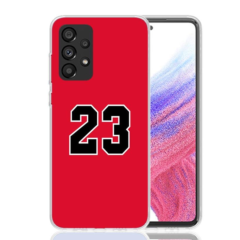 Basketball 23 24 8 Number Case Phone Cover for Samsung Galaxy A17 A16 A15 A14 A13 A56 A55 A54 A53 A36 A35 A34 A33 A26 A25 A24 A2