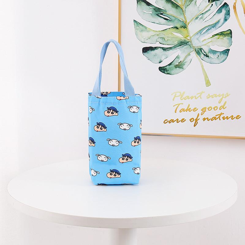 Crayon Shin Chan Shiro Action Kamen Pattern Cup Umbrella Canvas Storage Bag